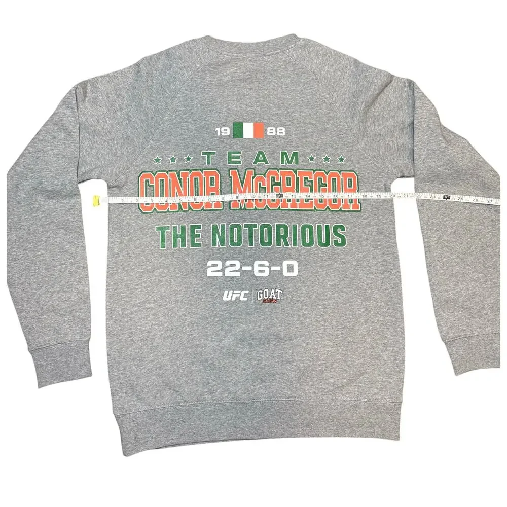 UFC Conor McGregor Gray Sweatshirt Size S - New Without Tags - Picture 2 of 6
